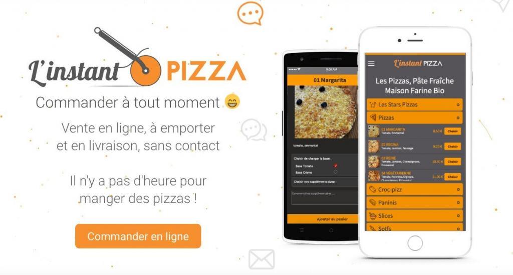 l'instant pizza commande en ligne
