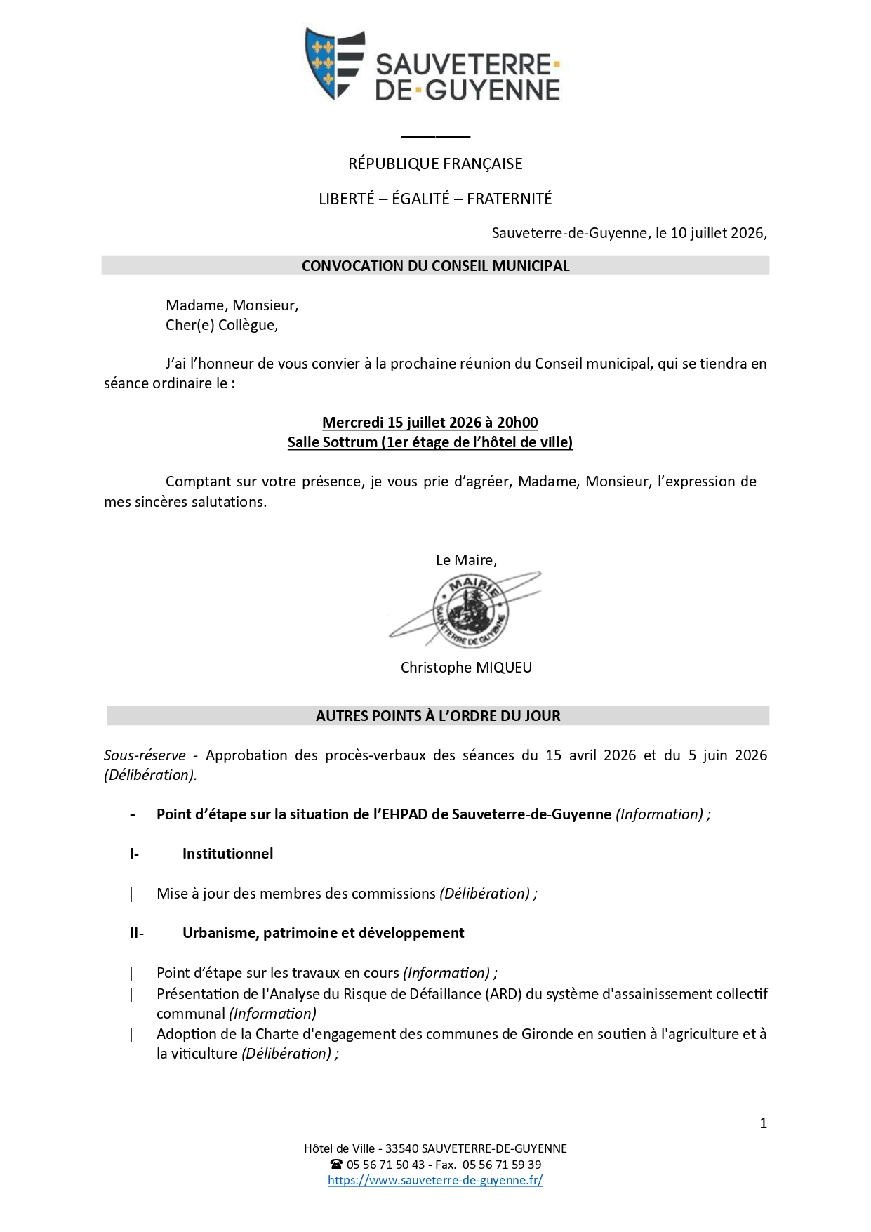 convocation séance du 2026 07 15 page 0001 convocation séance du 2026 07 15 page 0001